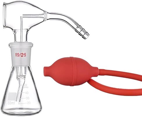 Lab Borosilicate glass TLC Chromatography Sprayer with Rubber Ball Color-Developing Spraying Bottle for Thin-Layer Chromatography Experiment (30ml) in Kuwait