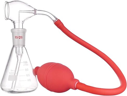Lab Borosilicate glass TLC Chromatography Sprayer with Rubber Ball Color-Developing Spraying Bottle for Thin-Layer Chromatography Experiment (30ml) in Kuwait