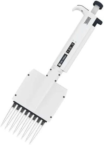Lab Micropipette, 8 Channels Pipette 12 Channels Multichannel Pipette Lab Manual Digital Adjustable Micropipette(12 Channels 0.5-10ul) in Kuwait