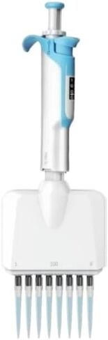 Laboratory 8 Channel Pipette Adjustable Fully 0.5-300ul Multichannel Pipette Lab Equipment(8 Channel 10-100ul) in Kuwait