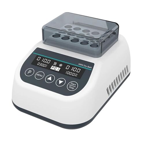 Bath Water Heater, Mini Dry Bath Incubator Lab Metal Bath Constant Temperature Lab Thermostat Heater Incubator with Heating Block 0.2/0.5/1.5/2ml(DB100C) in Kuwait