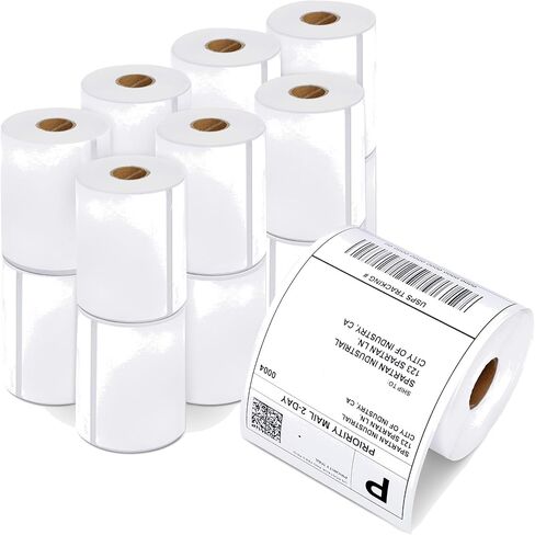Aegis Adhesives- 4x6 Shipping Labels, Direct Thermal Labels, DYMO 4XL 1744907, Return Address Labels for Mailing, Packages - Compatible with Zebra, Rollo Printers - (3300 Count, 15 Rolls, Not 5XL) in Kuwait