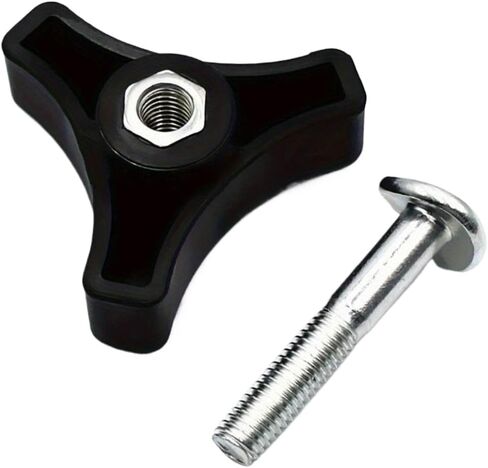 Tri Handle Knob with Screws and Nuts Compatible with Outdoor Garden Tools Strength Wear Resistant Universal Replacement in Kuwait