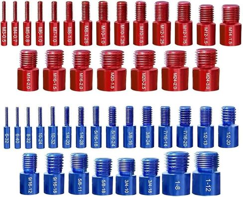 44Pcs Metric Bolt Thread Tester Rustproof for Automotive Repair Industrial Use Thread Checker Gauge Set in Kuwait