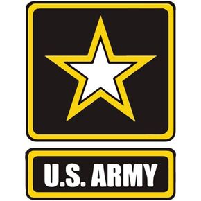 Smart U.S. Army Printed Vinyl Sticker for Cars Trucks Vans Walls Laptops Cups|Full Color|5.5 inches in Kuwait