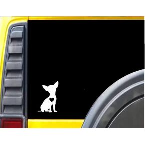 Chihuahua Little HeartJ601 6 inch Decal Dog Sticker