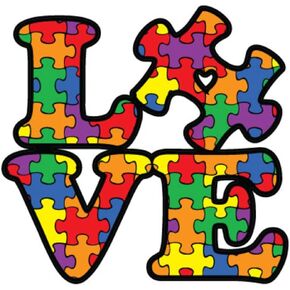NI284 Autism Awareness Puzzle Piece Car Decal Sticker | Premium Quality Vinyl Sticker | 5-Inches X 5-Inches