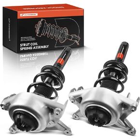 A-Premium Front Pair (2) Complete Strut & Coil Spring Assembly Compatible with Audi A4 2009-2016, A4 Quattro 2009-2016, A5 2008-2016, A5 Quattro 2008-2017, Driver and Passenger Side