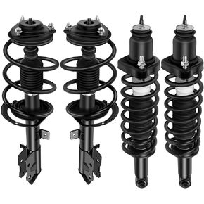 SCITOO Compatible fit for Quick Complete Struts Assembly Shock Absorber 2007-2012 for Dodge Caliber,2007-2010 for Jeep Compass,2007-2010 for Jeep Patriot (Front Rear Pair)