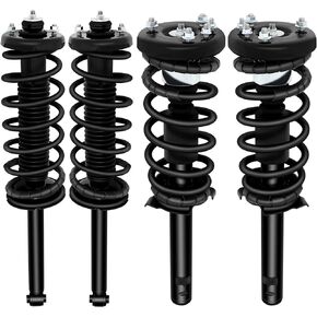 ECCPP Complete Struts Spring Assembly Front Rear Struts Shock Absorber Fit for 1998 1999 2000 2001 2002 for Honda for Accord Set of 2
