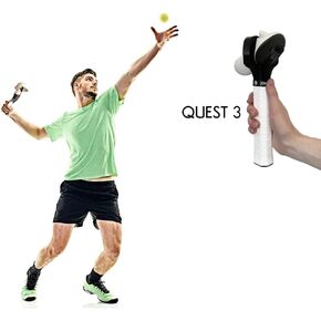 قبضة VR للتنس/كرة البيسبول للعبة Quest 3 (اليد اليسرى) in Kuwait