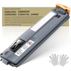 008R13061 Waste Toner Container for Xerox Workcentre 7525 7530 7535 7545 7556 7830 7835 7845 7970 7425 7428 7435,AltaLink C8030 C8035 Printer,Compatible 108R00865,108R00982,C950X76G Waste Cartridge