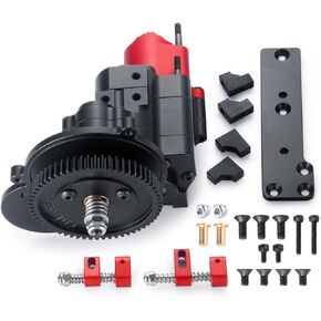 2-Speed Aluminum Transmission Case Gearbox with Dig Unit for Axial SCX10 1/10 RC Crawler Car