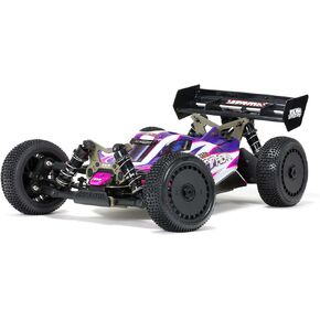 سيارة اررما ريموت كنترول 1/8 TLR Tuned Typhon 4WD عربة دوارة، وردي/أرجواني، ARA8306