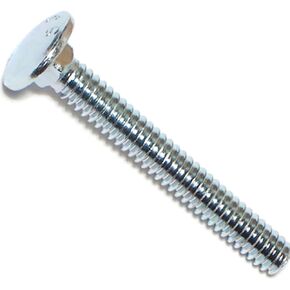 Hard-to-Find Fastener 014973230333 Carriage Bolts, 3/16-24 x 1-1/2, Piece-100, zinc