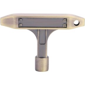 Tomotato Drum Key,T Shape Tuning Key Wrench Metal Drum Tuning Key Vintage Bronze Drum Wrench Standard Drum Key Drum Kit for Drummers Percussion Instruments(Bronze)