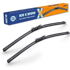28"+14" Water Repellent Windshield Wiper Blades Replacement for Toyota Corolla 2023-2020,Hyundai Elantra 2016-2011,Honda Fit 2020-2009 Silicone Automotive Windshield Wiper Blades