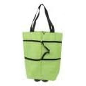 Foldable Shopping Cart, Collapsible Trolley Bags Utility Cart Portable Rolling Crate Handcart with Wheels and , Multifunction Telescopic Storage Bag Grocery Cart for Shopping