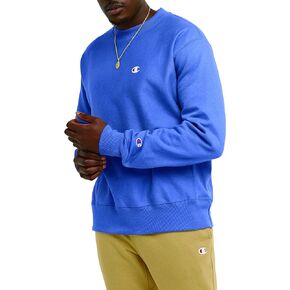 Champion Men'S Reverse Weave Crew, Left Chest C