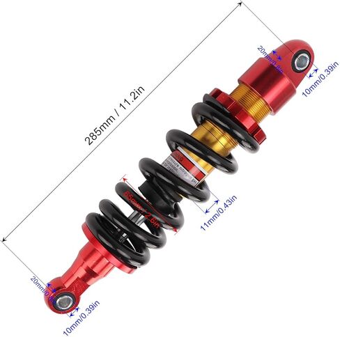 ممتص الصدمات الخلفي للدراجة النارية، بديل ممتص الصدمات الخلفي للدراجة النارية TaoTao 70cc 90cc 110cc 125cc 150cc ATV Go Karts in Kuwait