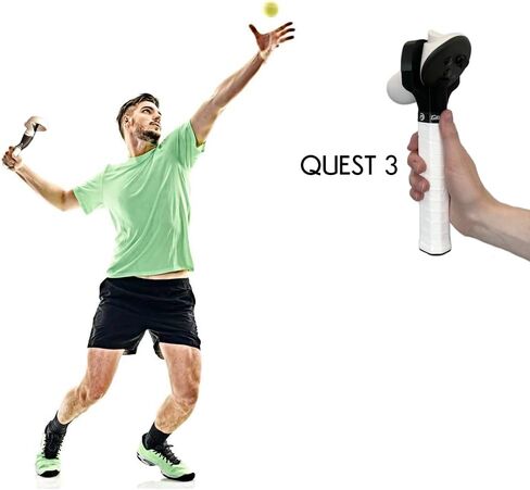 قبضة VR للتنس/كرة البيسبول للعبة Quest 3 (اليد اليسرى) in Kuwait