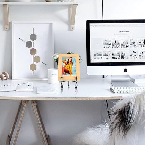 3 قطع حامل لوحة مقاس 8 بوصة للعرض، حامل لوحة حديد أسود مضاد للانزلاق لحوامل العرض، حامل إطار الصورة، حامل عرض لوحة مزخرفة للوحة الصور الفوتوغرافية، لوحات فنية in Kuwait