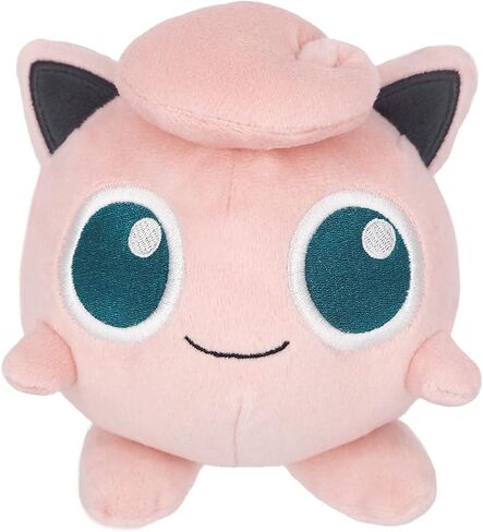 Sanei Pokemon All Star Series Jigglypuff محشوة من القطيفة، 5 بوصات، وردي (PP02) in Kuwait