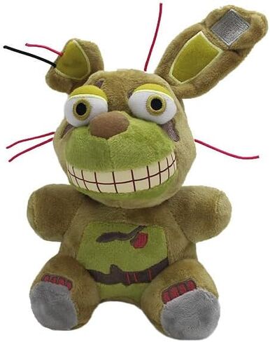 FNAF Plushies - All Characters(7") - - Plush: Chica, Springtrap, Bonnie, Marionette, Foxy Plush - Plush-FNAF Plush-Kid's Toy-Stuffed Animal (Bonnie) in Saudi Arabia