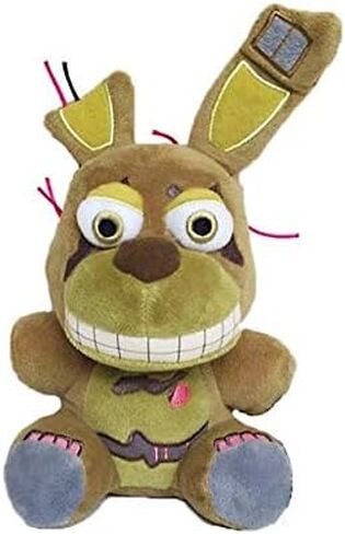FNAF Plushies - All Characters(7") - - Plush: Chica, Springtrap, Bonnie, Marionette, Foxy Plush - Plush-FNAF Plush-Kid's Toy-Stuffed Animal (Bonnie) in Saudi Arabia