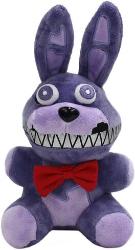 FNAF Plushies - All Characters(7") - - Plush: Chica, Springtrap, Bonnie, Marionette, Foxy Plush - Plush-FNAF Plush-Kid's Toy-Stuffed Animal (Bonnie) in Saudi Arabia