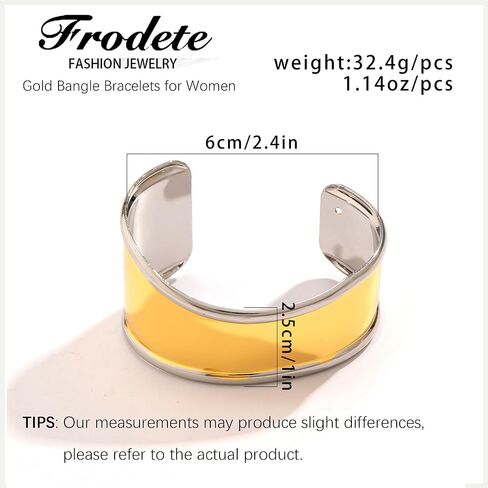Gold Bangle Bracelets for Women Chunky Gold Bracelet Gold Cuff Bracelet Wide Gold Bangle Bracelet Hammered Open Wrist Cuff Bracelet Trendy Gold Jewelry in Saudi Arabia