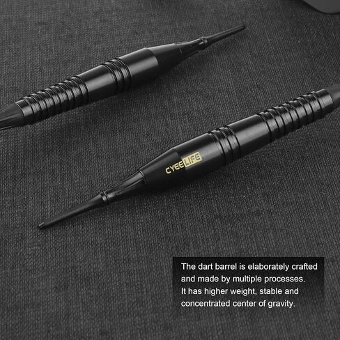 CyeeLife 18g Soft Tip Darts with Carry case and 30 Extra Points,Professional Plastic Darts Set,Multiple colors available in Saudi Arabia