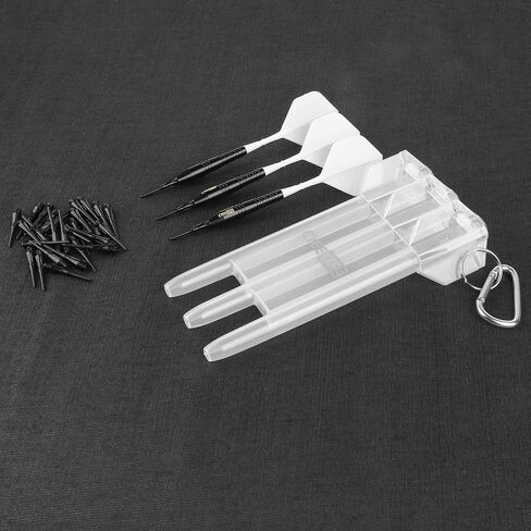 CyeeLife 18g Soft Tip Darts with Carry case and 30 Extra Points,Professional Plastic Darts Set,Multiple colors available in Saudi Arabia