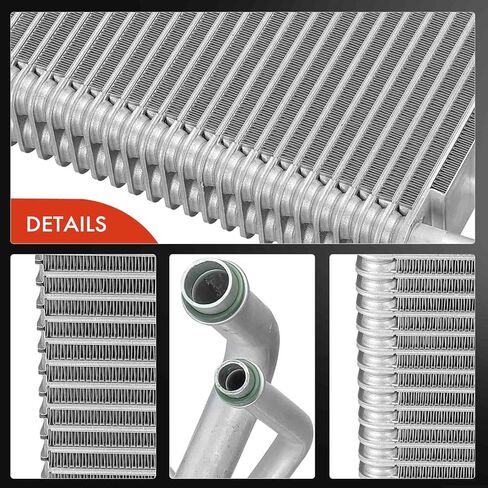 قلب مبخر A-Premium A/C متوافق مع مرسيدس بنز C230، E-Class E280 E300 E320 E350 E500 E550 E55/E63 AMG، S-Class S350 S550 S600 S63/S65 AMG، CL-Class والمزيد، مع لوحة الضغط in Saudi Arabia
