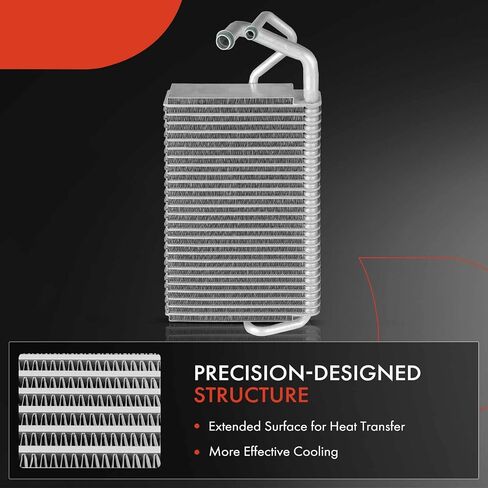 قلب مبخر A-Premium A/C متوافق مع مرسيدس بنز C230، E-Class E280 E300 E320 E350 E500 E550 E55/E63 AMG، S-Class S350 S550 S600 S63/S65 AMG، CL-Class والمزيد، مع لوحة الضغط in Saudi Arabia