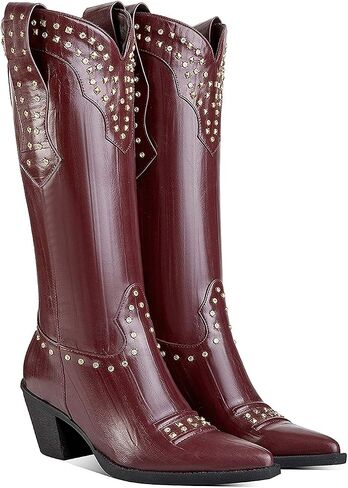 ANN CREEK Women's 'Quetaro' Stud and Rhinestone Western Boots in Saudi Arabia
