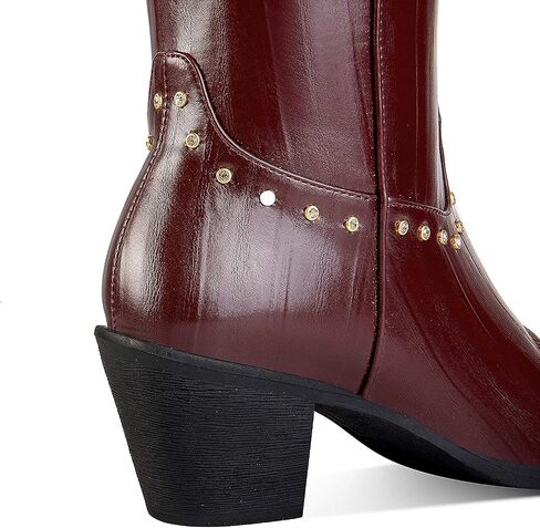 ANN CREEK Women's 'Quetaro' Stud and Rhinestone Western Boots in Saudi Arabia