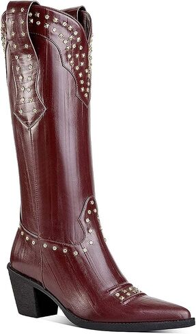 ANN CREEK Women's 'Quetaro' Stud and Rhinestone Western Boots in Saudi Arabia