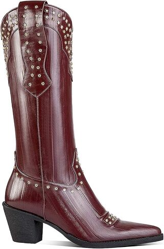 ANN CREEK Women's 'Quetaro' Stud and Rhinestone Western Boots in Saudi Arabia