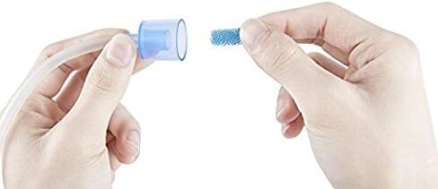 100 عبوة من شفاط الأنف مناسبة لنوزفريدا، شفاط الأنف للنظافة، خالية من مادة البيسفينول والفثالات واللاتكس in Kuwait