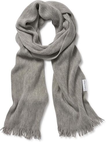 Calvin Klein womens Warm Fringe Cold Weather ScarfFashion Scarf in Saudi Arabia