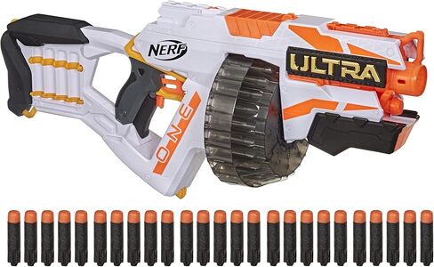 مسدس NERF Ultra One الميكانيكي، أسطوانة ذات 25 سهمًا (حصريًا لأمازون) in Saudi Arabia