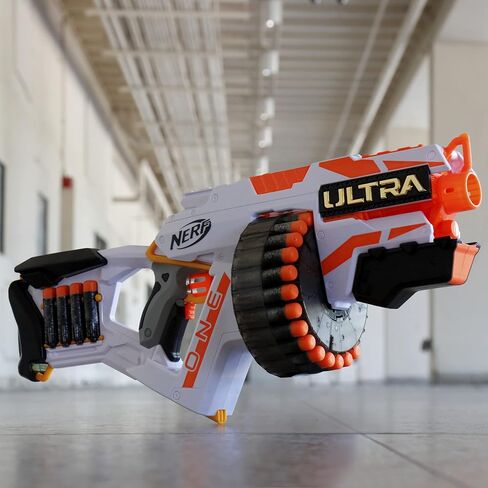 مسدس NERF Ultra One الميكانيكي، أسطوانة ذات 25 سهمًا (حصريًا لأمازون) in Saudi Arabia