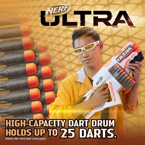 NERF Ultra One Motorized Blaster, 25-Dart Drum (Amazon Exclusive) in Saudi Arabia
