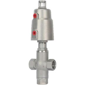 DN15 3 Way Pneumatic Actuator Angle Seat Valve - Normally Closed, Stainless Steel, 16bar(Double Acting) in Saudi Arabia