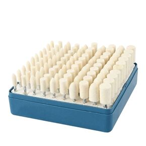 A58Z 600Pcs Wool Felt Polishing Head 3mm Handle Wheel in Saudi Arabia