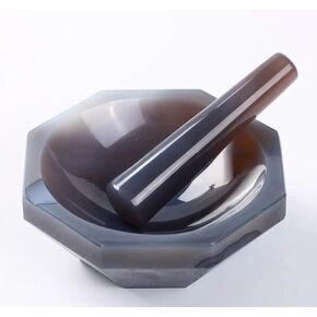 1Pcs New Fit for 120mm [Mortar Rod] Natural Agate Mortar and Pestle wear bar Inner in Saudi Arabia