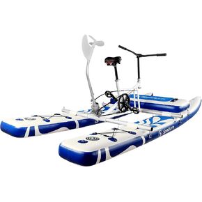 Inflatble Water Bike 3.0 for Lake Ocean Water Bicycle for Adults with 3-bladed Propeller Pedal Boats Inflatable Pontoon Mat for Leisure and Entertainment Rental Business in Saudi Arabia