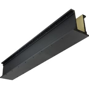 شعاع "U" من الفولاذ الصناعي الصناعي من ForgeCraft، عرض 9 1/2 بوصة × ارتفاع 11 1/2 بوصة × طول 120 بوصة، مطلي باللون الأسود من المصنع in Kuwait