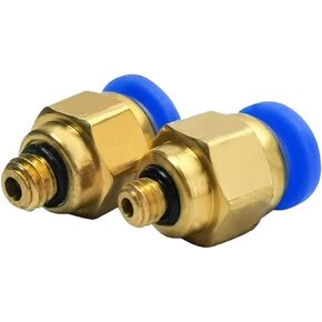 100pcs PC6-M6 6mm To M6 Pneumatic Connectors Male Straight One-Touch Fittings in Kuwait